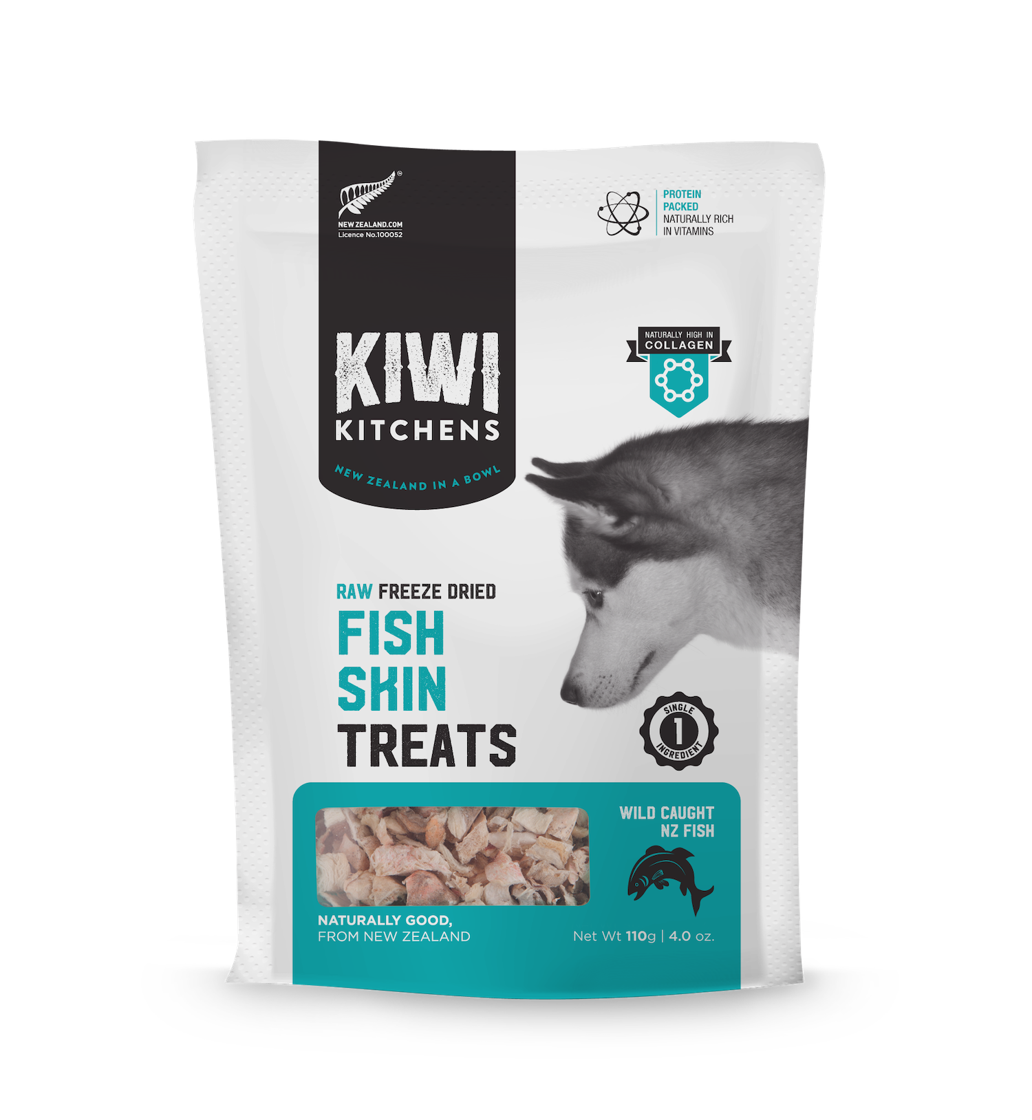 Kiwi Kitchens Raw Freeze Dried Dog Treats Fish Skin Petisan kiwi-kitchens-raw-freeze-dried-dog-treats-fish-skin-petisan