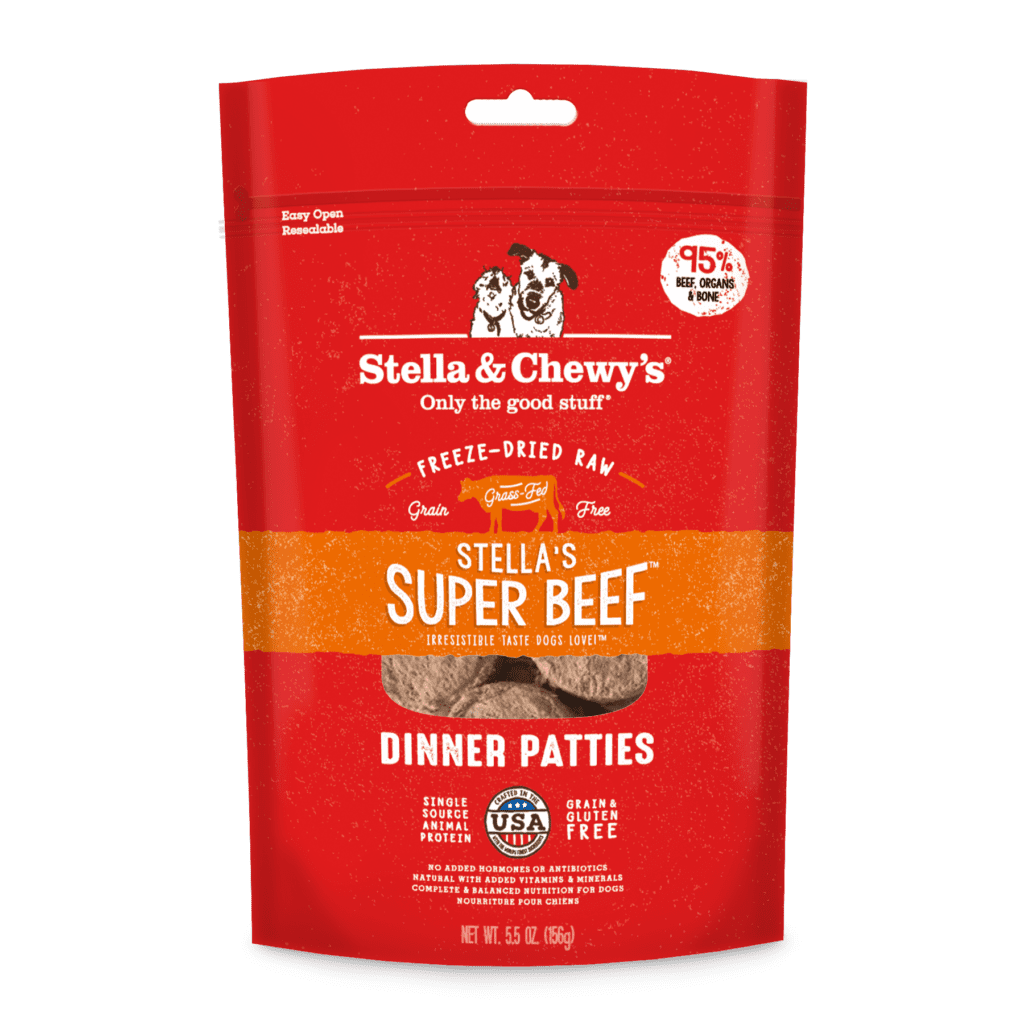 Stella & Chewys Freeze-Dried Dog Food - Super Beef Patties
