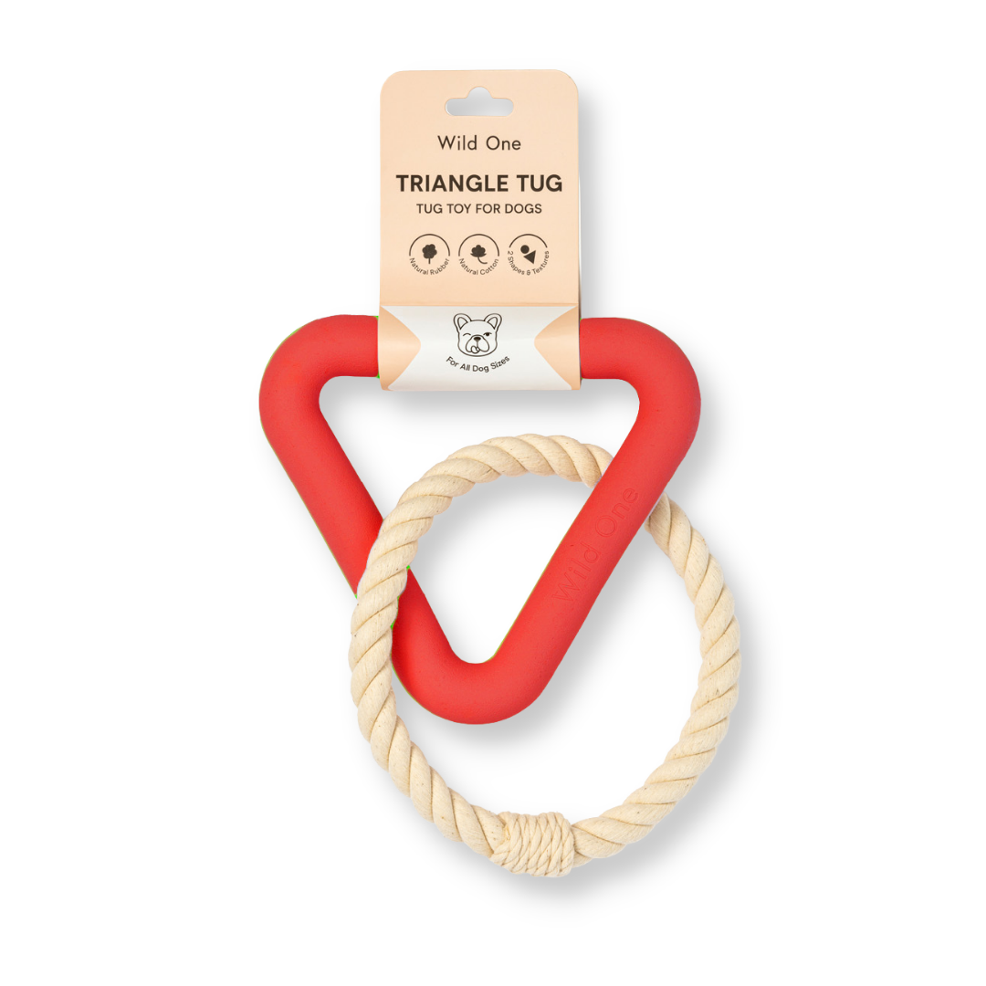 Wild One Dog Toy Triangle Tug Petisan