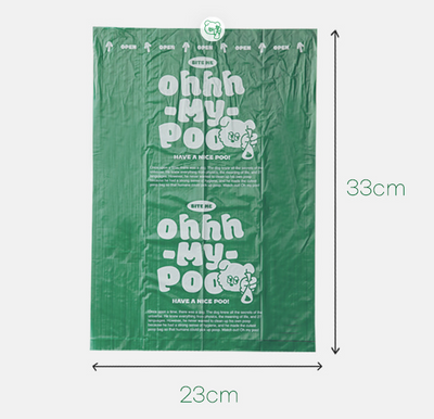 Ohhh my poo - Oxo-Bio degradable plastics poop bag