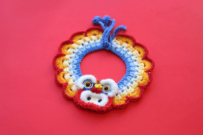 Colorful Dancing Lion Bib