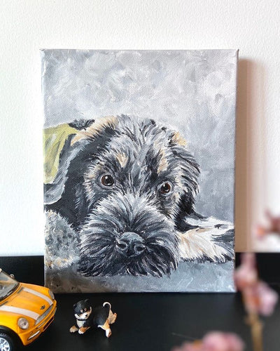 Customized Pet Portrait - Acrylic Painting