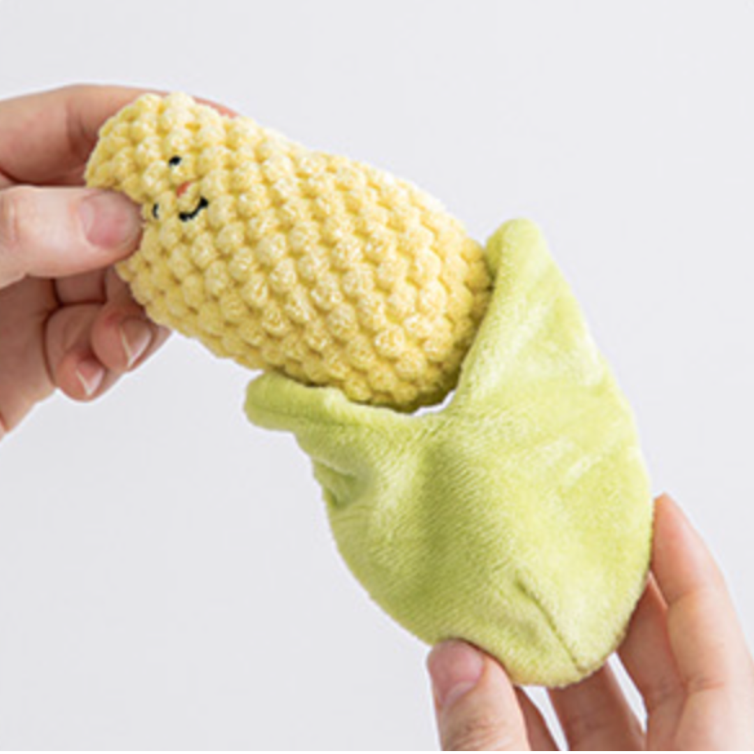 Farm-Themed Nosework Dog Toy_Corn