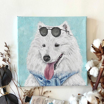 Customized Pet Portrait - Acrylic Painting