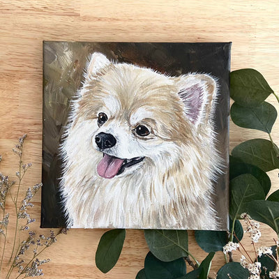 Customized Pet Portrait - Acrylic Painting