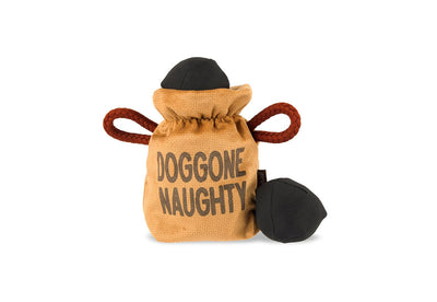 Dog Plush Toy - Home for the Holidays - Fur-ever Naughty