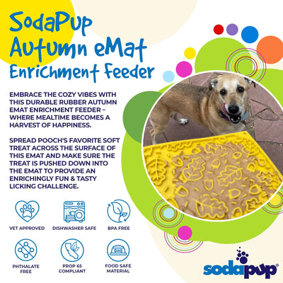 SP Enrichment Lick Mat - Autumn