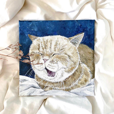 Customized Pet Portrait - Acrylic Painting