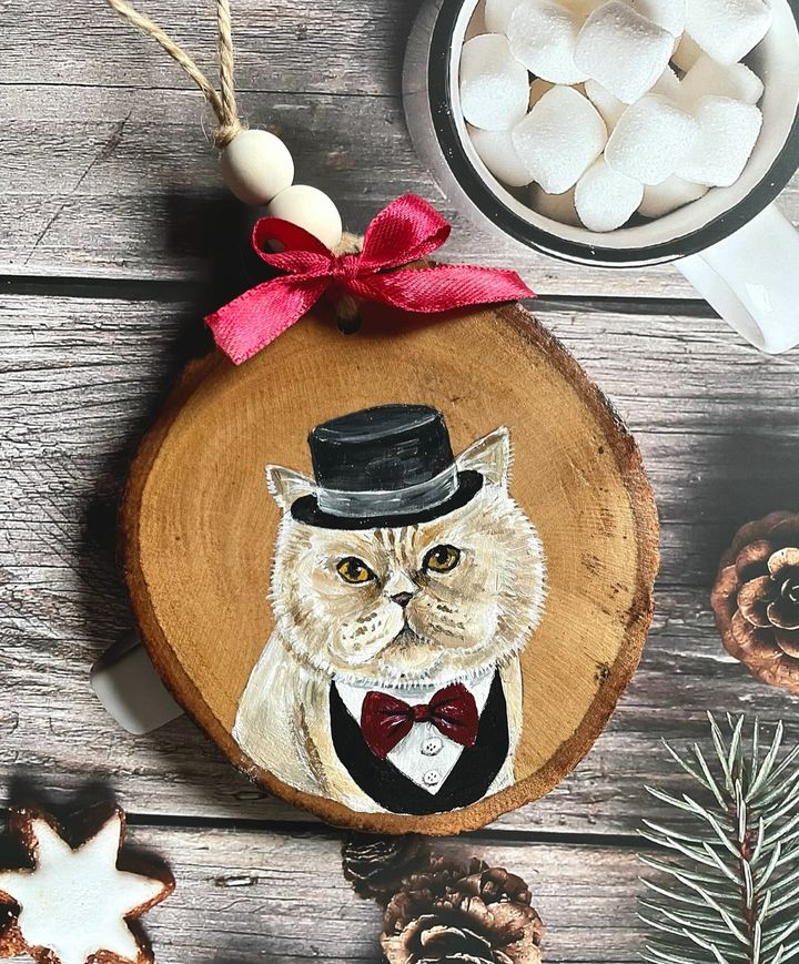 Customized Pet Portrait - Ornaments