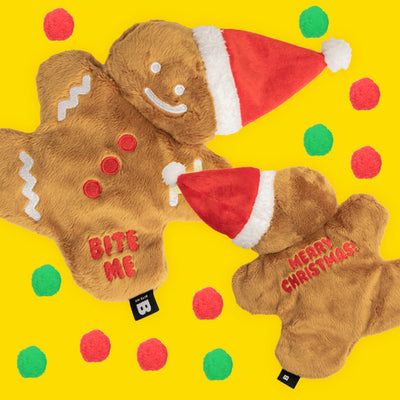 Hug Me Dog Toy - Gingerbread