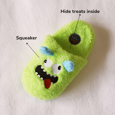 Make A Mess Dog Toy_Slipper