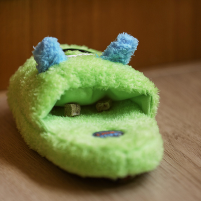 Make A Mess Dog Toy_Slipper