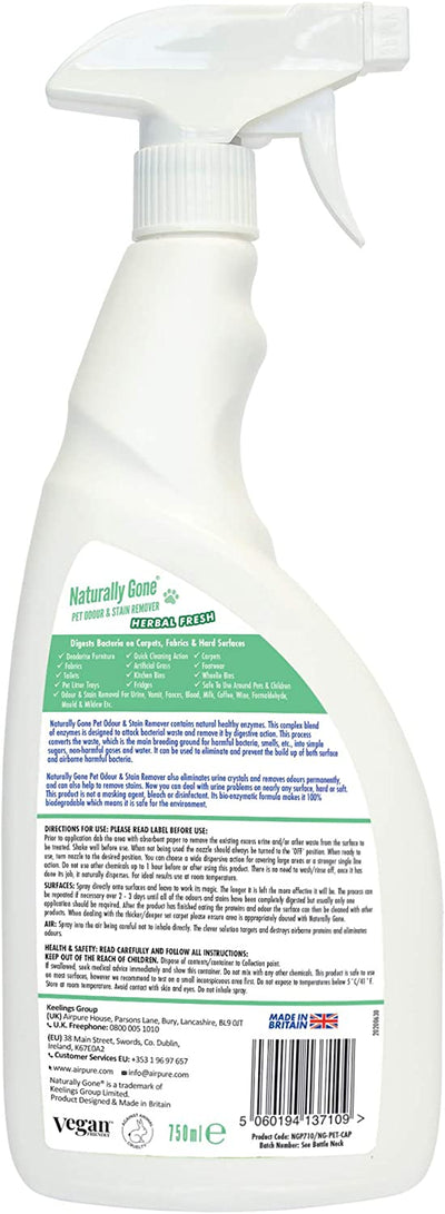Naturally Gone - Pet Odour & Stain Remover