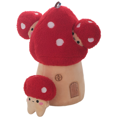 Mushroom House Dog Toy