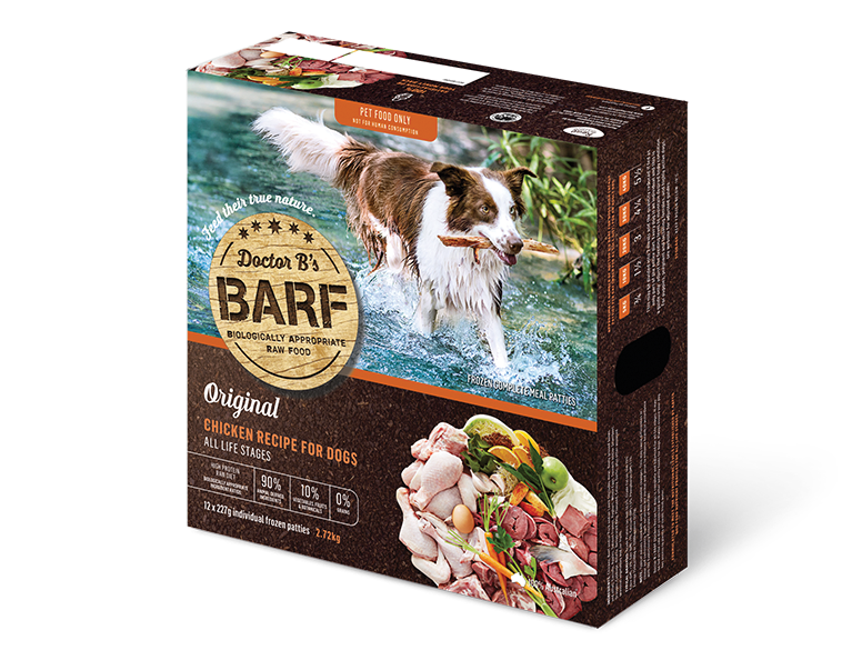急凍狗糧 - 雞肉蔬菜犬用BARF