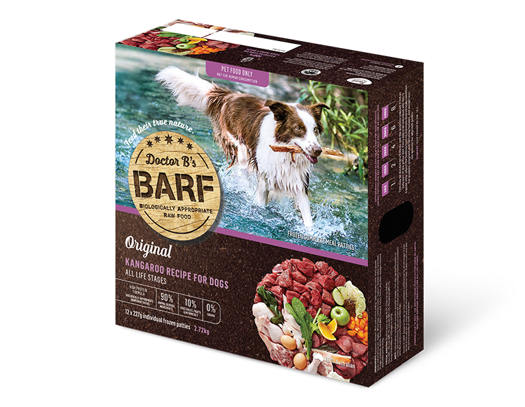 急凍狗糧 - 袋鼠蔬菜犬用BARF