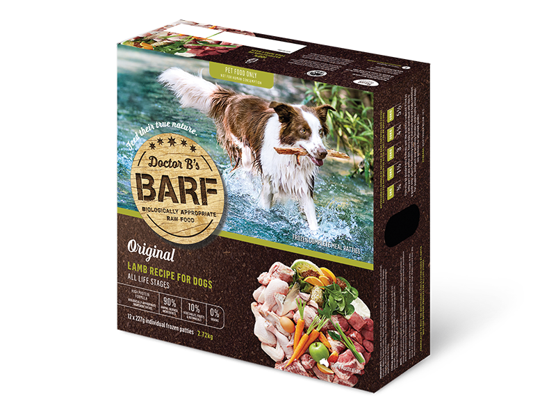 急凍狗糧 - 羊肉蔬菜犬用BARF