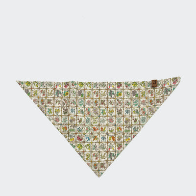 Dog Bandana Flower Squares