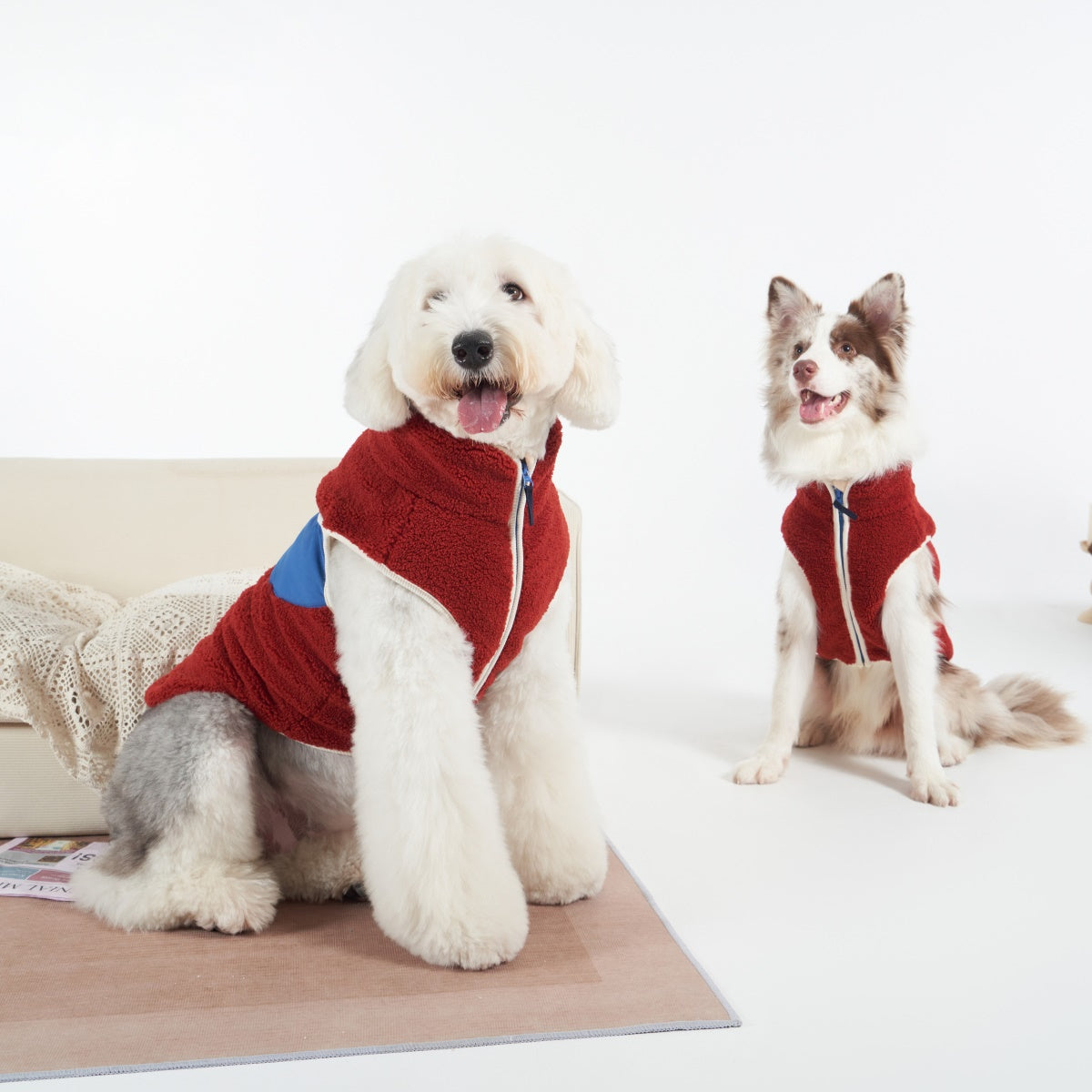 Double Sided Fleece Vest (medium to large breed)