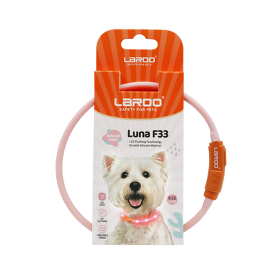 Luna F33 LED 安全發光狗頸圈