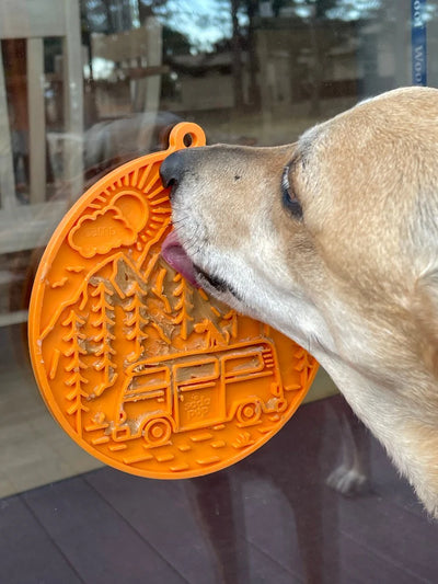 SP Enrichment Lick Mat - Camp with suction cups