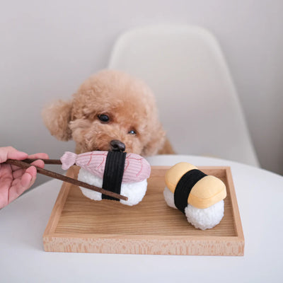 SUSHI Dog Toy (set of 2)