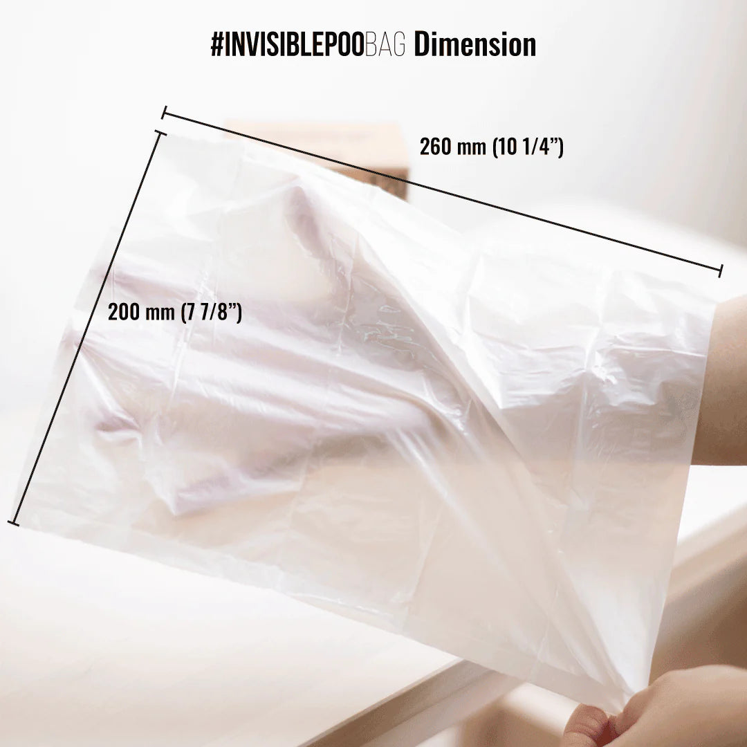 Invisible Poo Bag (120 Bags Each)