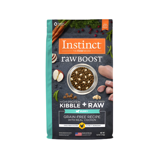 Instinct - Puppy Kibbles with Freeze-dried - Raw Boost Real Chicken Grain-free Recipe