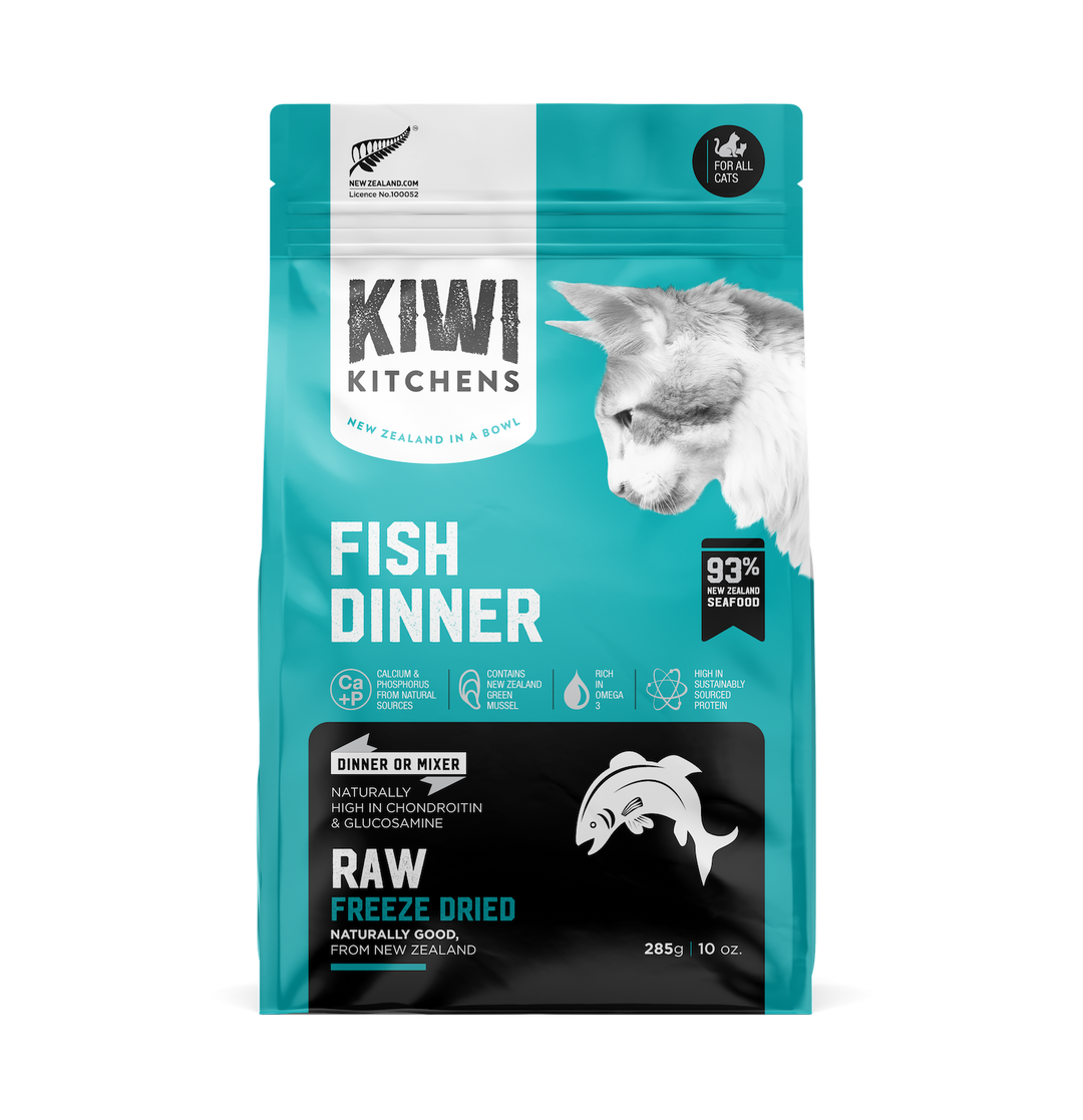 Kiwi Kitchens Raw Freeze Dried Cat Food Fish