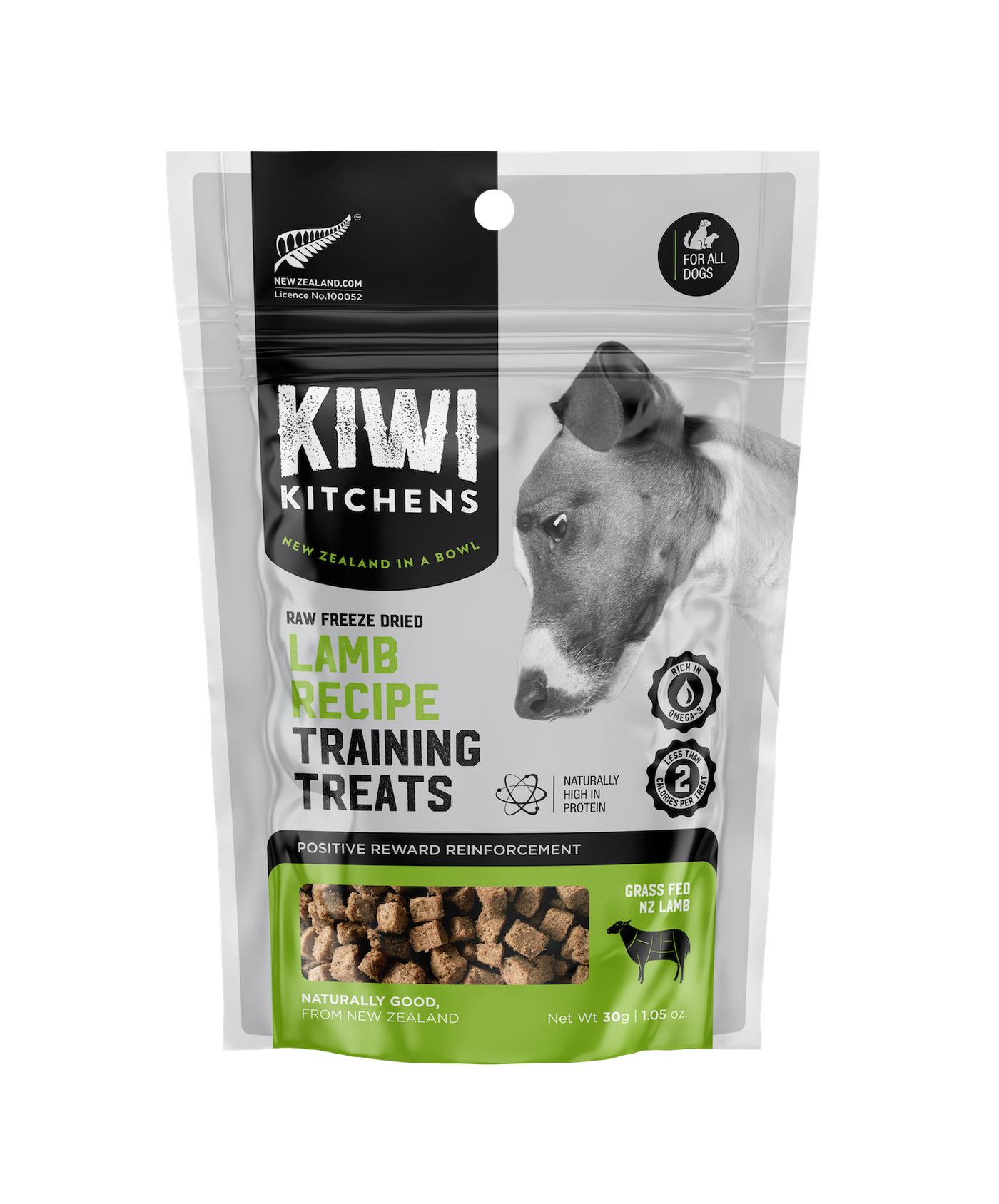 Kiwi Kitchens Raw Freeze Dried Dog Training Treats - Lamb Recipe