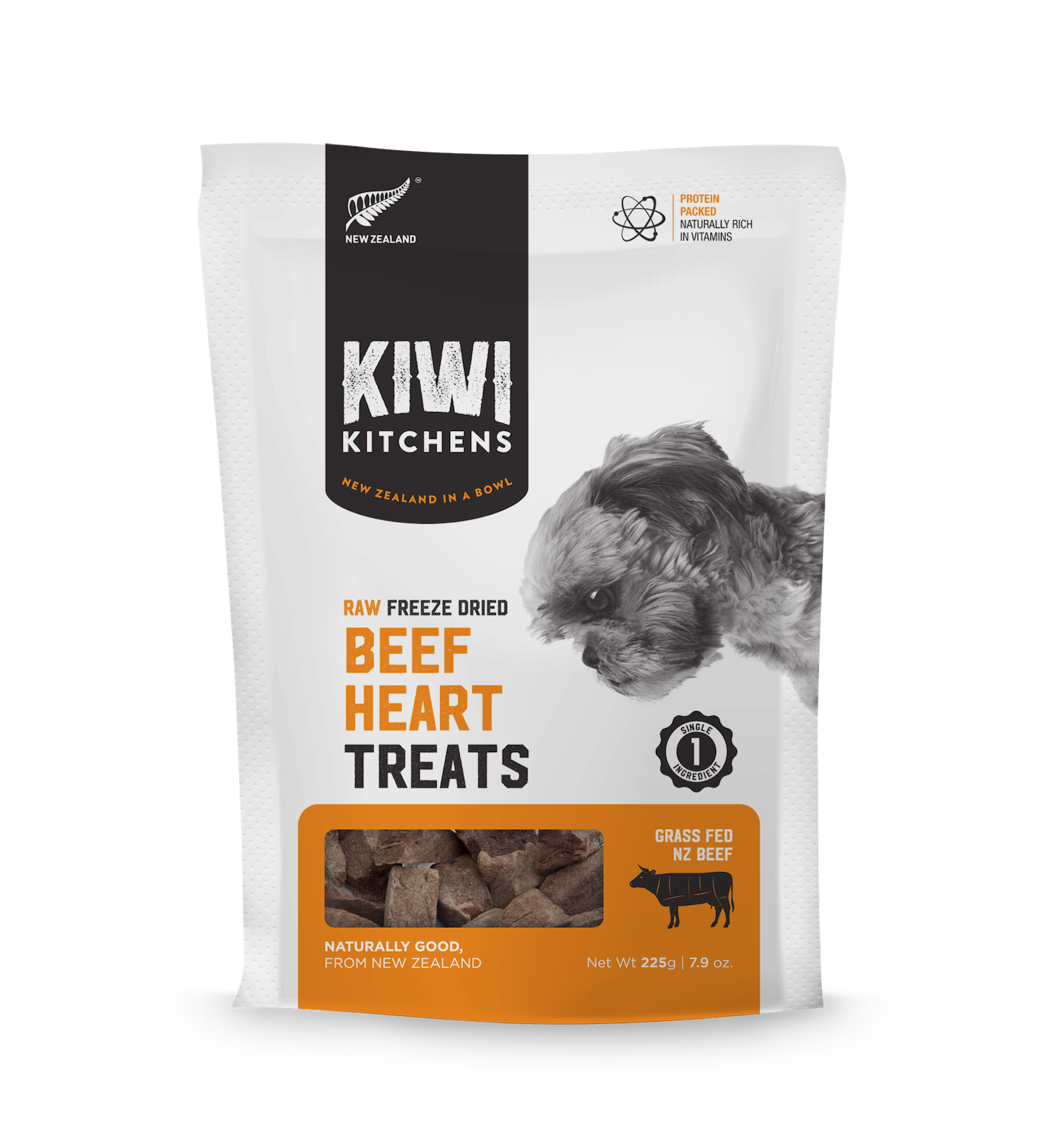Kiwi Kitchens Raw Freeze Dried Dog Treats Beef Heart Petisan northwest-naturals-freeze-dried-beef-hearts-california-pet-center