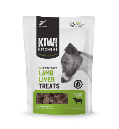 Kiwi Kitchens Raw Freeze Dried Dog Treats - Lamb Liver