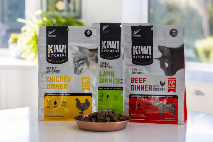 Kiwi Kitchens Gently Air Dried Cat Food Lamb With Mackerel Petisan