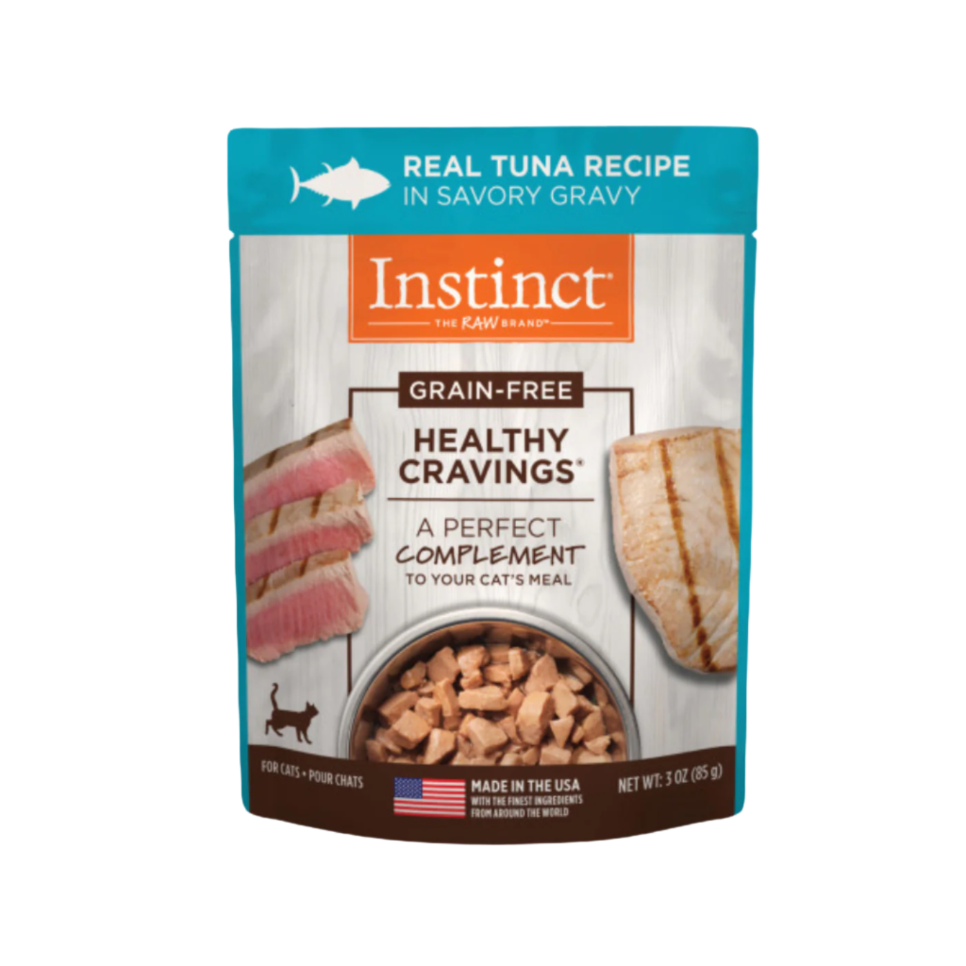 Instinct - 3oz Cat Wet Food - Healthy Cravings Pouches