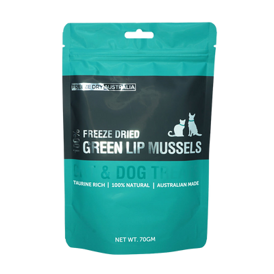 FREEZE DRIED WHOLE GREEN LIP MUSSELS