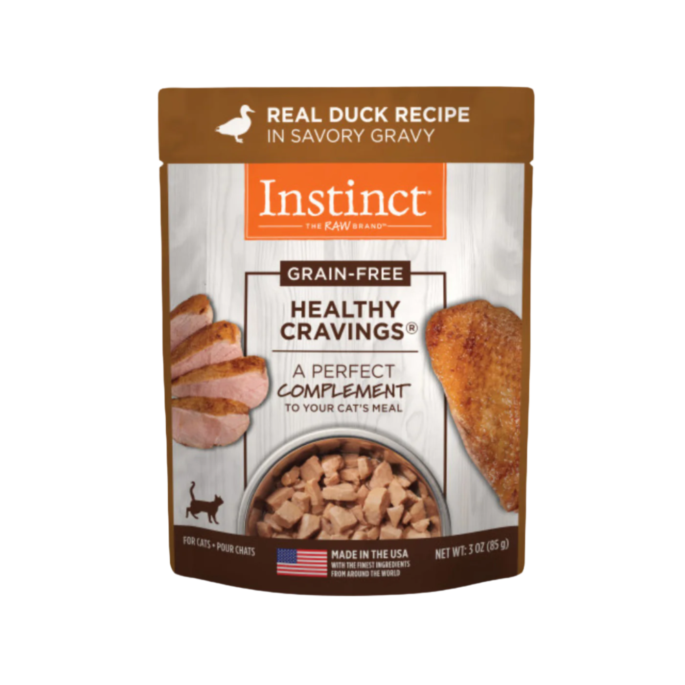 Instinct - 3oz Cat Wet Food - Healthy Cravings Pouches