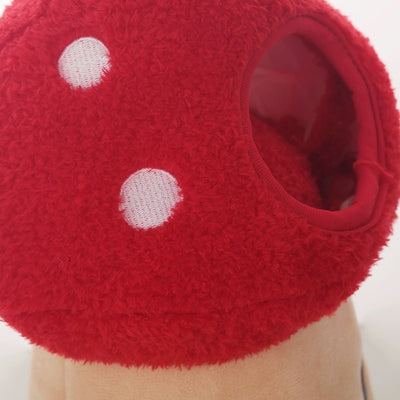 Mushroom House Dog Toy