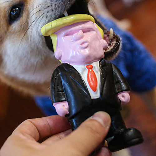 Trump Rubber Dog Toy