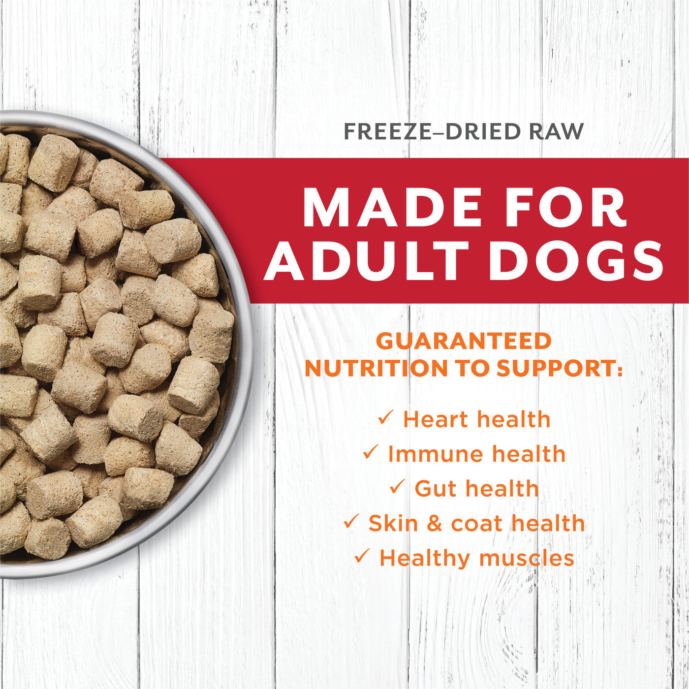 Instinct Raw Longevity 100% Freeze-Dried Raw Meals (For Adult Dogs)