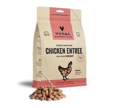 Vital Essentials - Freeze Dried Raw Dog Food - Chicken Mini Nibs
