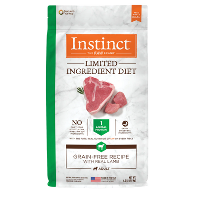 Instinct - Dog Kibble - Limited Ingredient Diet Real Lamb Recipe