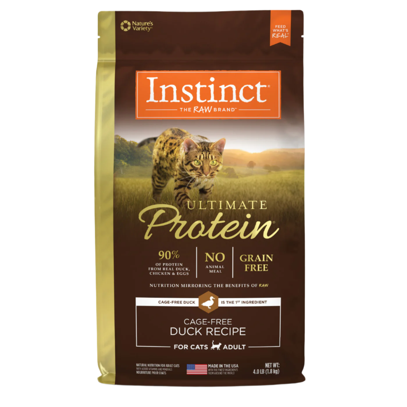 Instinct - Cat Kibble - Ultimate Protein Cage-free Duck Recipe