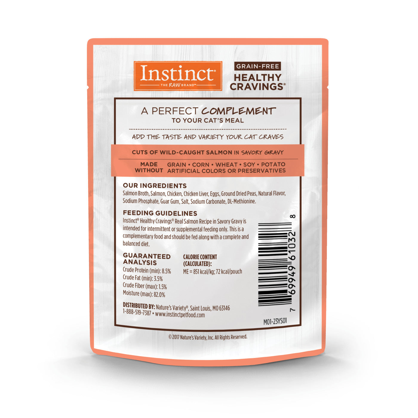 Instinct - 3oz Cat Wet Food - Healthy Cravings Pouches