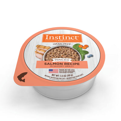 Instinct - 3.5 oz Cat Can Food - Minced Real Salmon Recipe