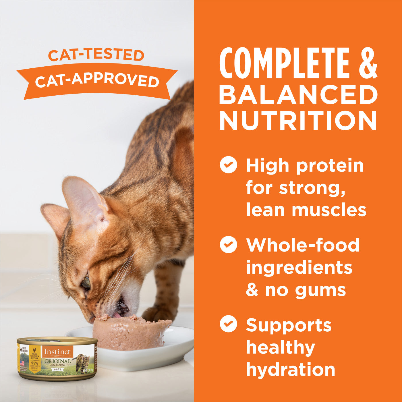Instinct - Kitten Can Food - Original Grain-Free Pate Chicken