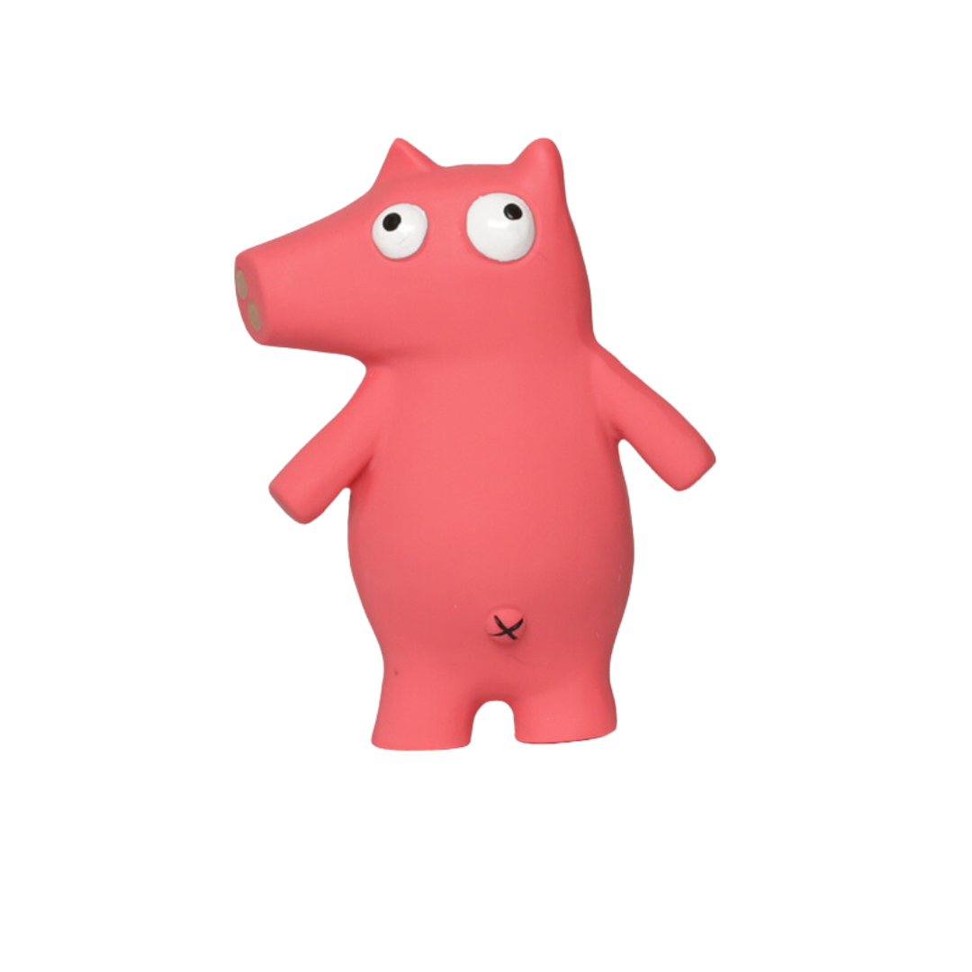 Little Pink Pig Latex Dog Toy