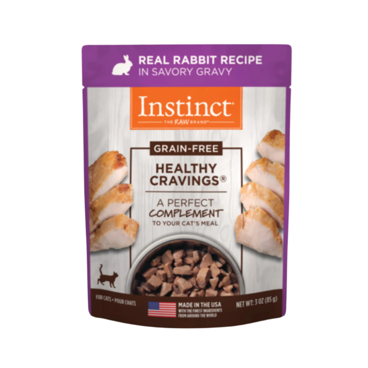 Instinct - 3oz Cat Wet Food - Healthy Cravings Pouches
