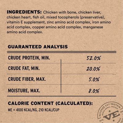 Vital Essentials - Freeze Dried Raw Cat Food - Chicken Mini Nibs