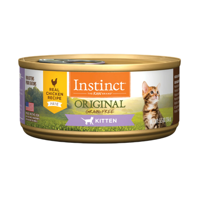 Instinct - Kitten Can Food - Original Grain-Free Pate Chicken