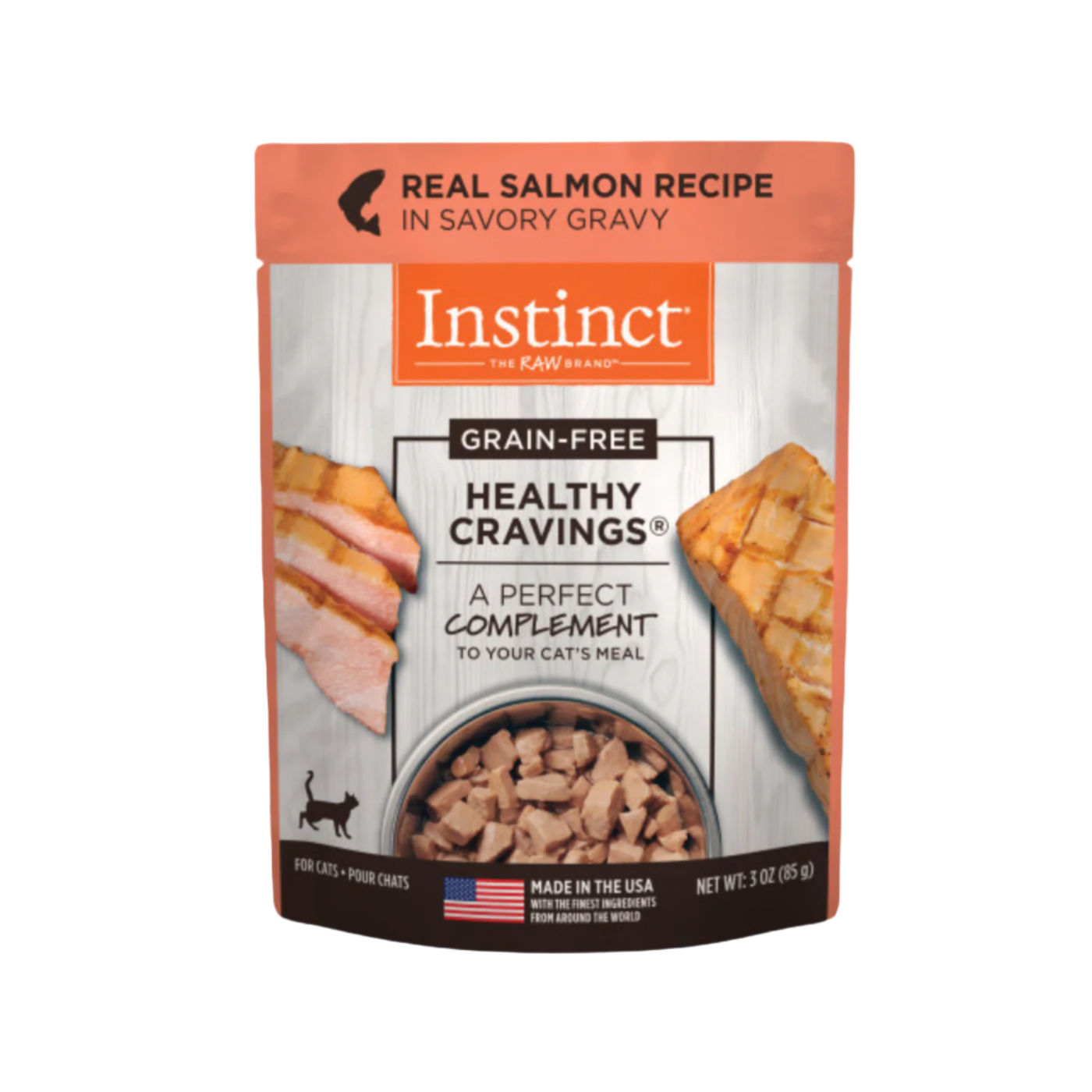 Instinct - 3oz Cat Wet Food - Healthy Cravings Pouches